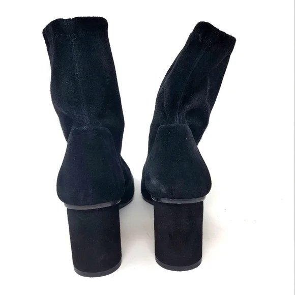 Stuart Weitzman Black Margot Suede Bootie Size 6 1/2 - Picture 5 of 9
